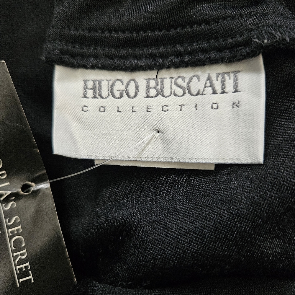 Vintage Hugo Buscati Sexy Black Cocktail/Evening Dress- NWT - Size L - Picture 10 of 10